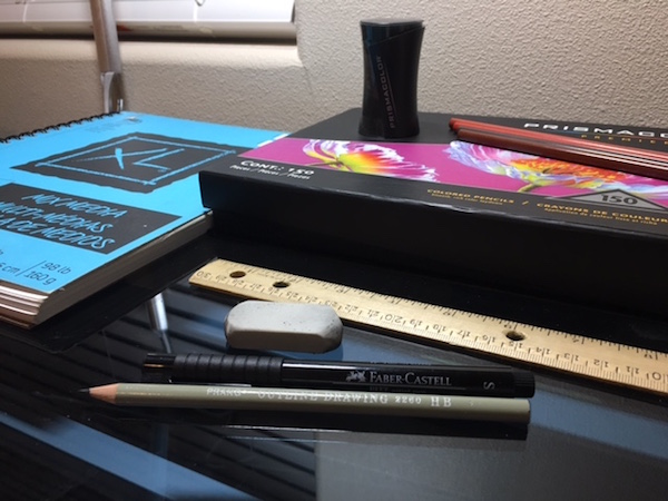 My Illustration Supplies - Photo by J.H. Winter